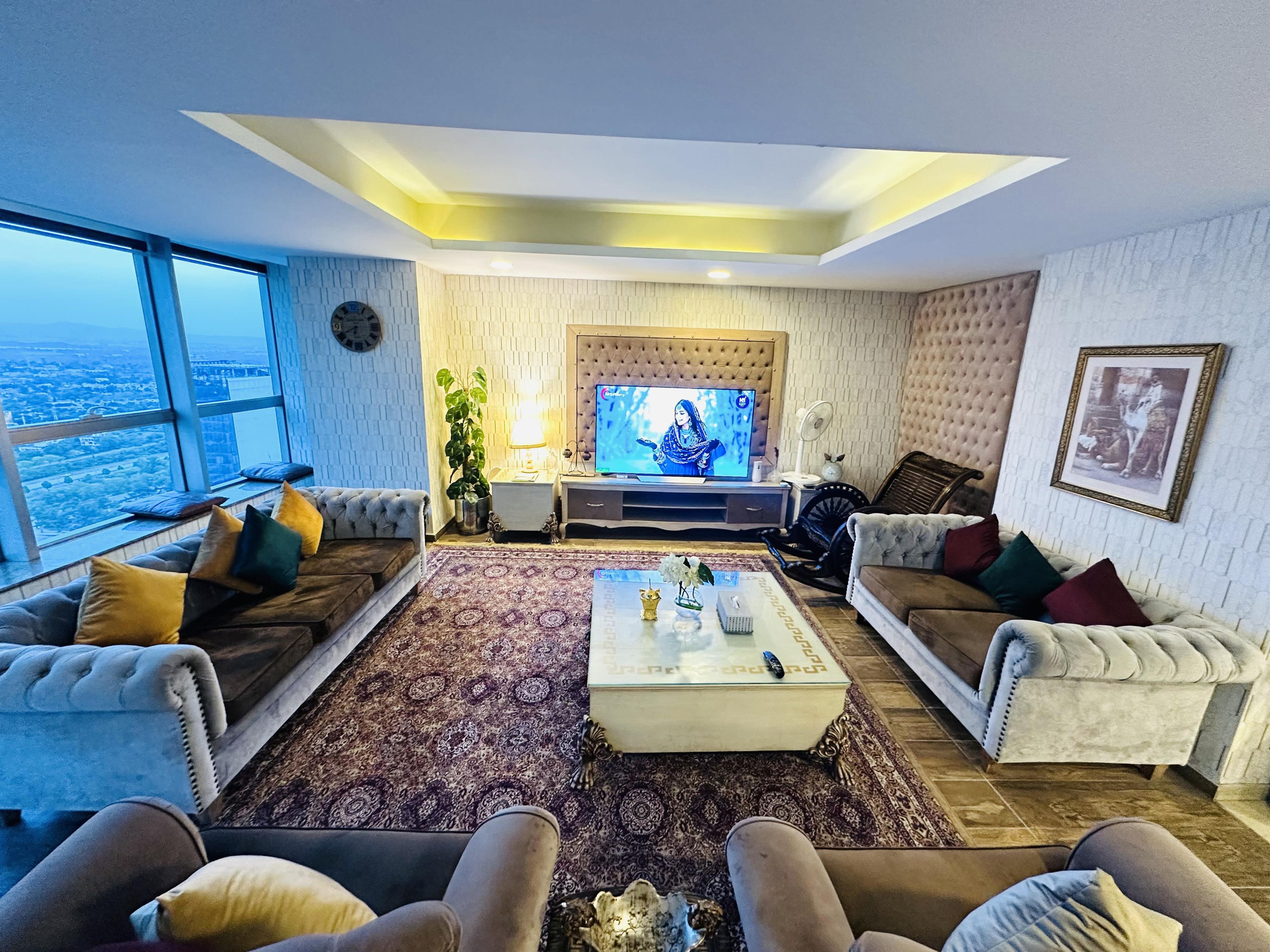 Luxury 2BR Duplex with City & Margalla View